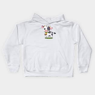 Cute Cow Kids Hoodie